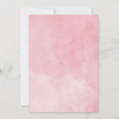 Pink Peonys und Parfüm Brautparty Einladung (Rückseite)