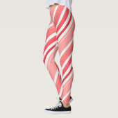 Pink Peppermint Candy Stripe Leggings (Links)