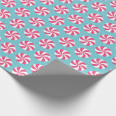 Pink Peppermint Geschenkpapier (Ecke)