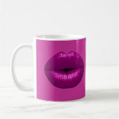 PINK PERFEKTION LIPSTICK MAKEUP SCHÖNHEIT FASHION  KAFFEETASSE (Links)