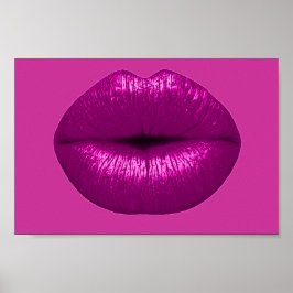 PINK PERFEKTION LIPSTICK MAKEUP SCHÖNHEIT FASHION  POSTER