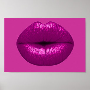 PINK PERFEKTION LIPSTICK MAKEUP SCHÖNHEIT FASHION  POSTER