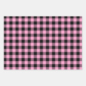 Pink Periwinkle & Lila Buffalo Kariert Geschenkpapier Set (Vorderseite)