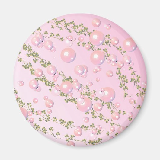 Pink Perle Magnet (Vorne)
