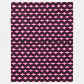 Pink Persian Diamond Princess Plush Pattern Fleecedecke (Vorderseite)