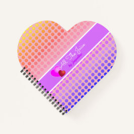 PINK PERSONAL DIARY MIT IHREM NAMEN IM Lila Text Notizblock