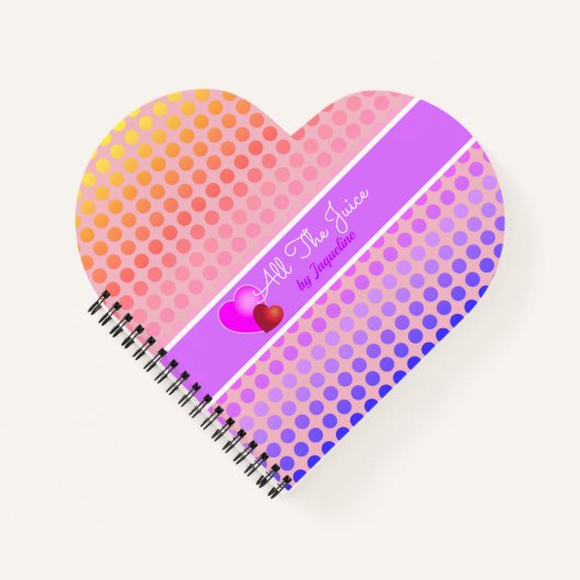 PINK PERSONAL DIARY MIT IHREM NAMEN IM Lila Text Notizblock (Vorderseite)