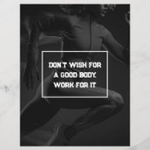 Pink Personal Trainer und Fitness Coach Flyer (Hinten)