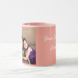 Pink personalisieren FOTO VORLAGE Geschenk Kaffee Tasse
