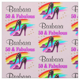 PINK PERSONALISIERT 50 UND FABRIK STOFF