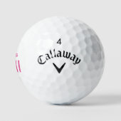 PINK Personalisiert Golfball (Logo)