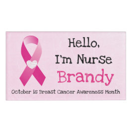 Pink Personalisiert Hello, Im Nurse Name Tag Namenschild