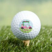 Pink Personalisierte Custom Golf Cups Name Golfball (Insitu T-Shirt)