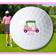 Pink Personalisierte Custom Golf Cups Name Golfball