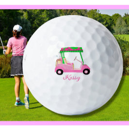 Pink Personalisierte Custom Golf Cups Name Golfball