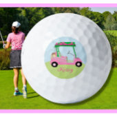 Pink Personalisierte Custom Golf Cups Name Golfball