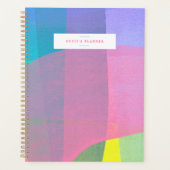 Pink-Personalisierter Planer gestrichene Ebenen (Vorderseite)