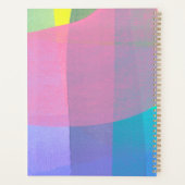 Pink-Personalisierter Planer gestrichene Ebenen (Rückseite)