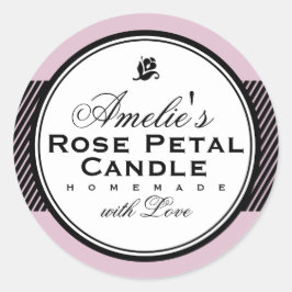 PINK | PERSONALISIERTER SOAP & CANDLE STICKER