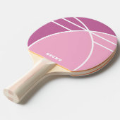 Pink Personalized Ping Pong Paddle with Name Tischtennis Schläger (Vorderseite)