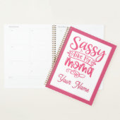 Pink Personalized "Sassy Moma" Planer (Anzeige)