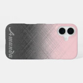 PINK - Persönlich iPhone 16 Hülle (Rückseite (Horizontal))