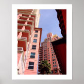 Pink Perspektive: Art Deco Poster (Vorne)