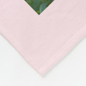 Pink Pet Foto Collage Memory Keepake Skriptname Fleecedecke (Ecke)