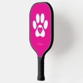 Pink pET pAW dOG cAT Pickleball Schläger (Links)