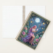 Pink Petal Gown & Glowing Butterfly Fairy Journal Notizblock (Innen)