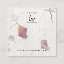 PINK PETAL HANDMADE PAPIER STUD EARRING DISPLAY