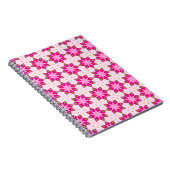 Pink Petal Mosaic pattern Notizblock (Rechte Seite)