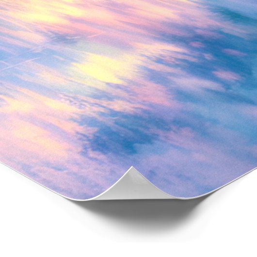 Pink Petal Paradise, Cherry Blossom Wunderland Poster (Ecke)