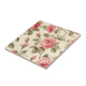 Pink Petal Peach Blossom Elegance Fliese (Seite)