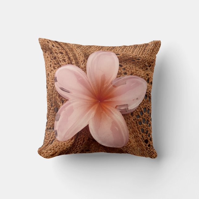 Pink Petal Pillow - Softly Beautiful" Kissen (Vorderseite)