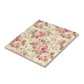 Pink Petal Roses Elegance Fliese (Seite)