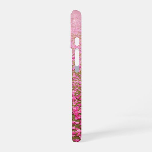 Pink-Petal-Teppich iPhone 16 Hülle (Linke Seite)