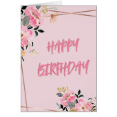 Pink Petals Birthday (Vorne)