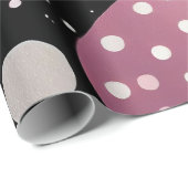 Pink Petals Birthday Geschenkpapier (Rolleneckpunkt)