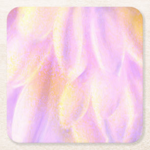 Pink Petals Custom Square Untersetzer
