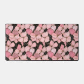 Pink Petals Desk Mat Schreibtischunterlage (Vorderseite)