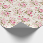 Pink Petals Glow Geschenkpapier (Ecke)