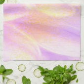 Pink Petals Kitchen Handtuch 16" x 24" (Gefaltet)