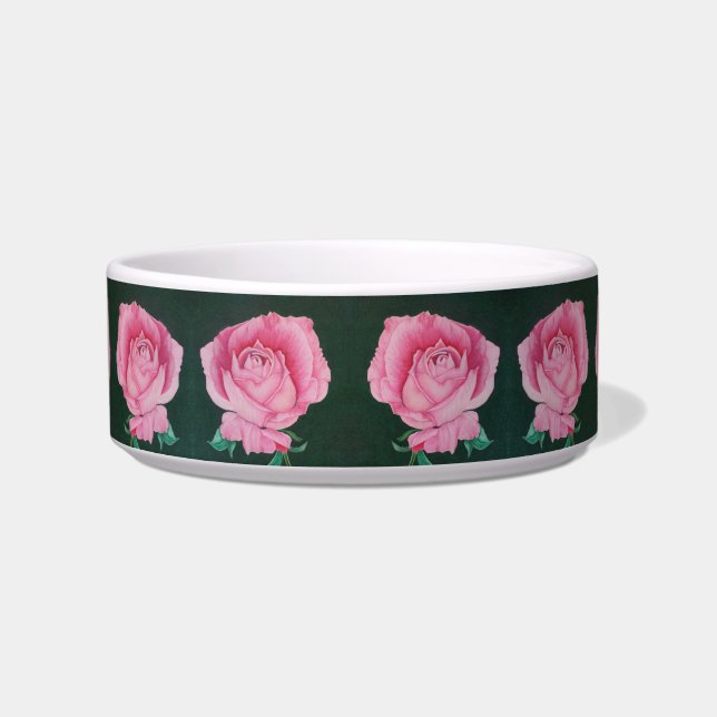 Pink Petals Medium Pet Bowl Napf (Vorderseite)