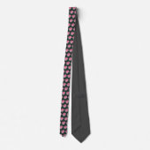 Pink Petals Neck Tie Krawatte (Rückseite)