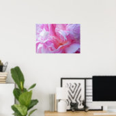 Pink Petals Peonie Poster (Heimbüro)