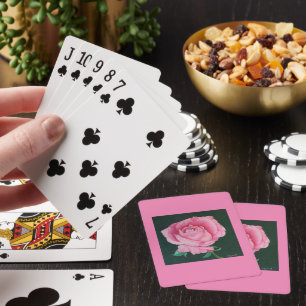Pink Petals Playing Cards Spielkarten