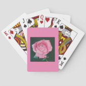 Pink Petals Playing Cards Spielkarten (Rückseite)