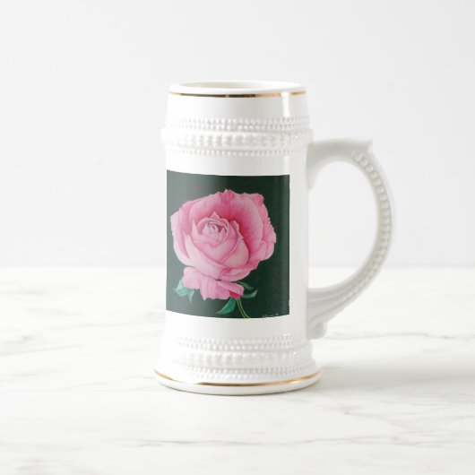 Pink Petals Stein Bierglas (Rechts)