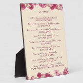 Pink Petals tun es auf jeden Fall Fotoplatte (Seite)